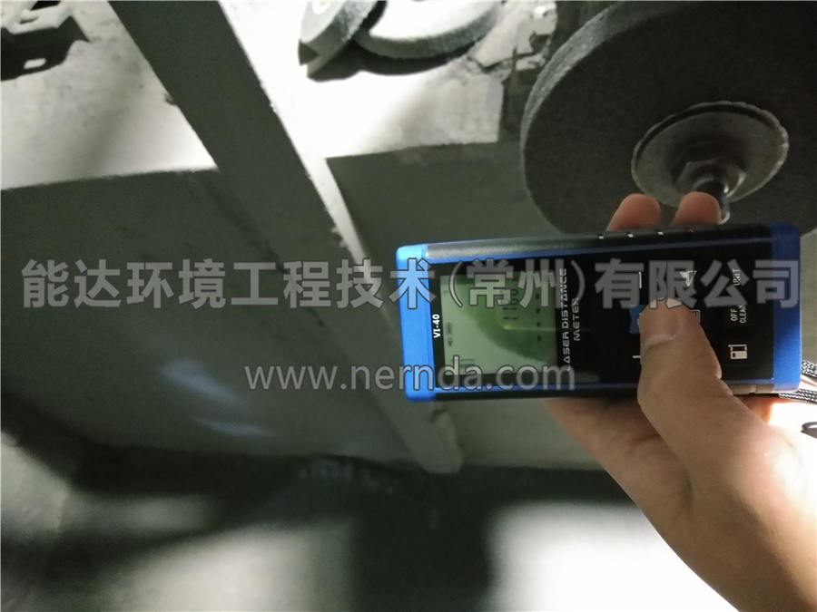 能達環(huán)境委派技術人員去客戶現(xiàn)場做實地測量